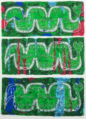 Ans van Dijk - Zeefdruk, Uruapan - Ingelijst kopen? Bied vanaf 1!