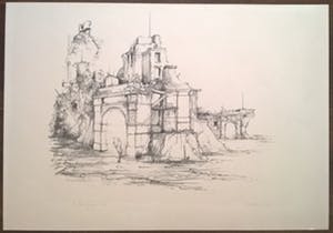 Dirkje Kuik - gezichten op Utrecht - 10 litho's kopen? Bied vanaf 395!