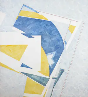 Cees van der Molen - Aquarel op papier, Compositie XXXX kopen? Bied vanaf 1!