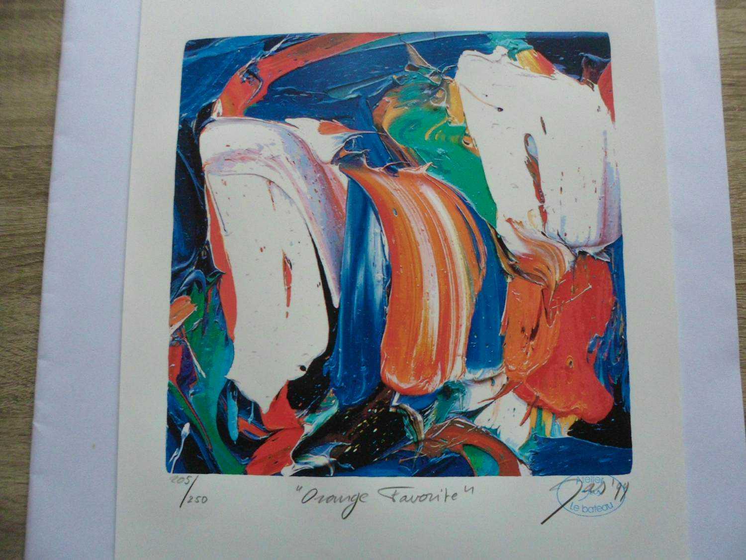 JAS - Zeefdruk, Orange Favoriete kopen? Bied vanaf 30!