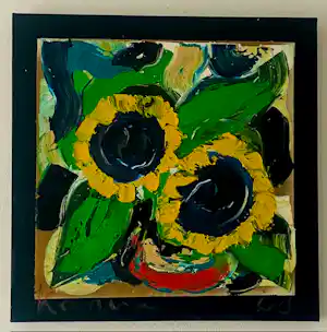 Jacob Kanbier - Zonnebloemen verkauft für € 85!