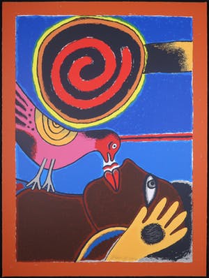 Corneille - Zeefdruk, Soleil cou coupe II (Groot) kopen? Bied vanaf 160!