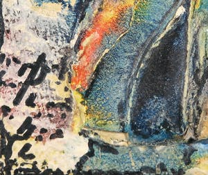 Bram Pihl - Olieverf op paneel, Pasteuze abstracte compositie kopen? Bied vanaf 100!