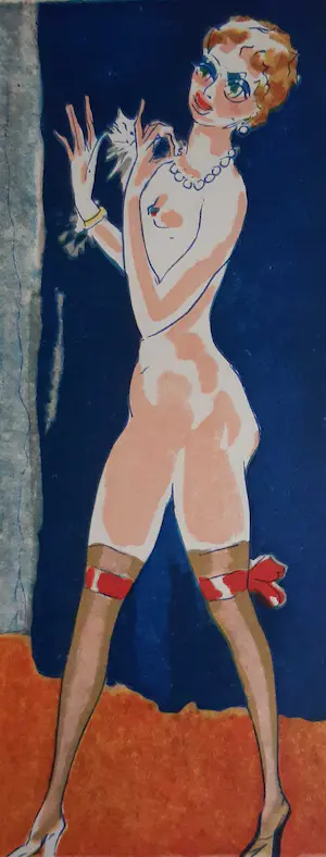 Kees van Dongen - houtgravure - La Comparaison kopen? Bied vanaf 50!