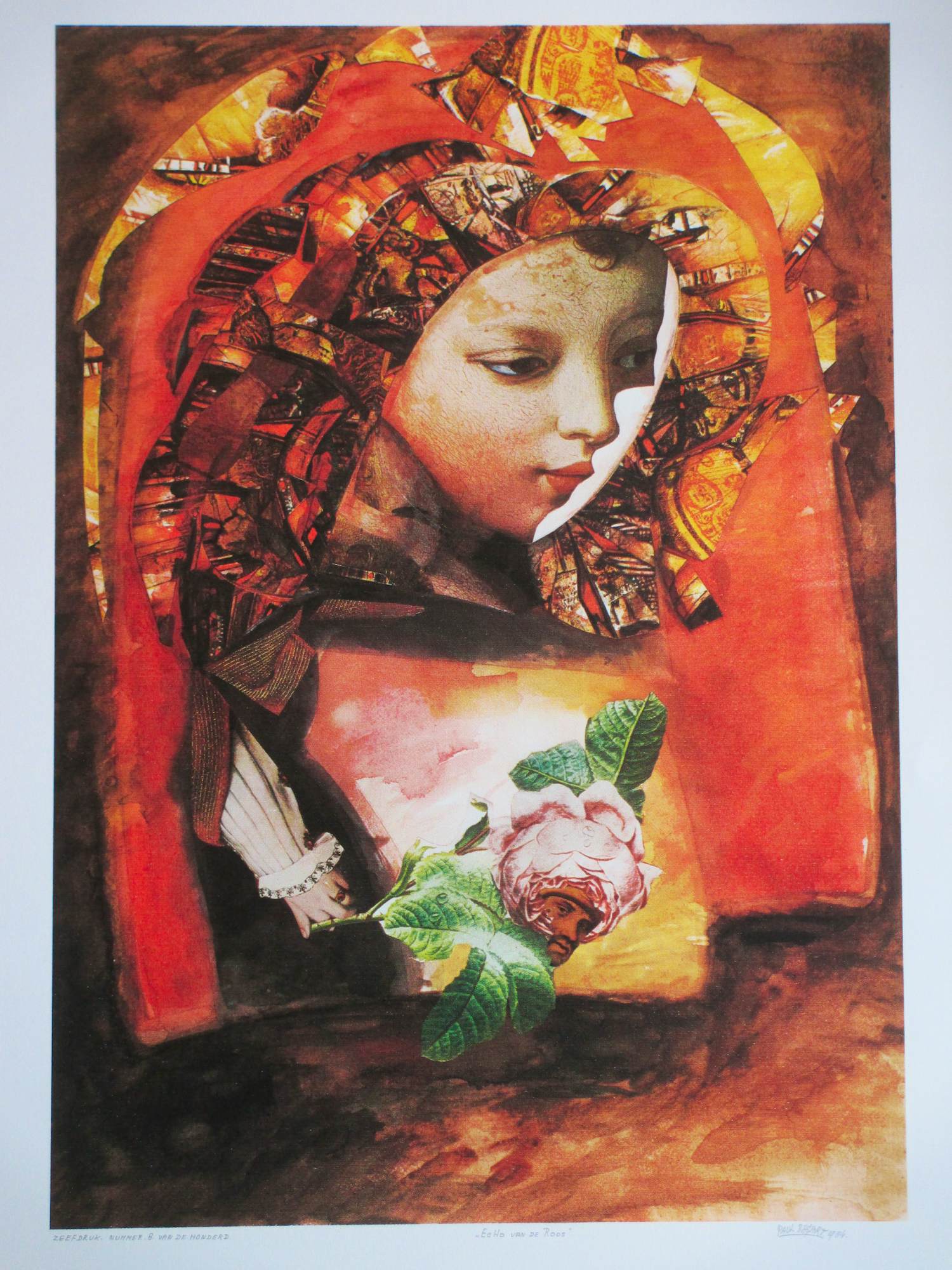 Paul Basart - Echo van de Roos - Zeefdruk kopen? Bied vanaf 50!