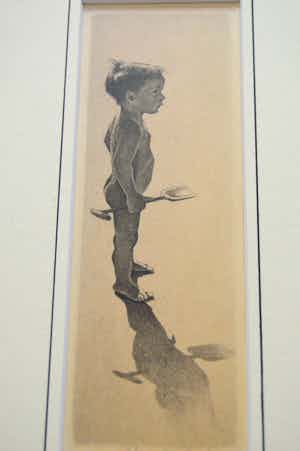 Maarten Langbroek - Op het strand. verkocht voor € 35!