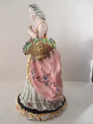 Real Fabbrica Capodimonte - Handgeschilderde figuurtje 30 cm! kopen? Bied vanaf 50!