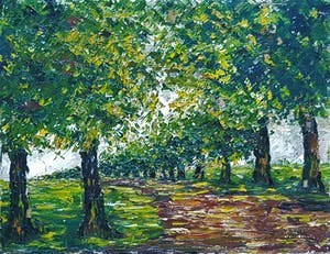 Niet of onleesbaar gesigneerd - Hollandse school, landschap kopen? Bied vanaf 1!