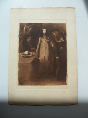 Albert Van Holsbeek - Ets, zonder titel. kopen? Bied vanaf 30!