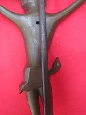 Heiligenbeeld - Expressionistisch kruisbeeld. kopen? Bied vanaf 30!