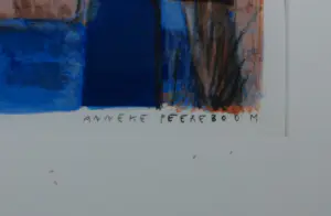 Anneke Peereboom - Zeefduk op papier, Zonder titel - Ingelijst kopen? Bied vanaf 60!