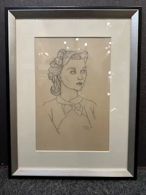 Alfred Mazure - Portret van een Dame (stripfiguur?) kopen? Bied vanaf 10!