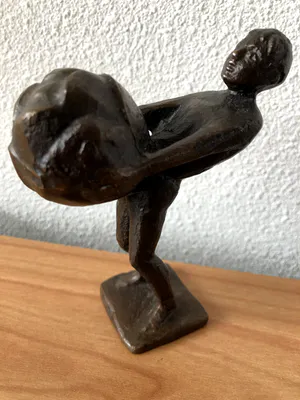 Jan Kip - Bronzen beeld - Boeskoolmenneke Oldenzaal. LAATSTE KANS !!!!!!!!!!!!!!!!!!!!!! kopen? Bied vanaf 35!