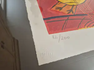 Corneille - litho 82/200 - gesigneerd rechtsonder en '89 (groot) kopen? Bied vanaf 695!