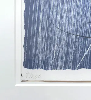 Hans Hartung - L1971 2 B, zincografie (mooi ingelijst) kopen? Bied vanaf 495!