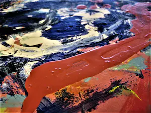 Niet of onleesbaar gesigneerd - Jaren 60 of 70 - Abstract Expressionistisch - gemengde techniek - gesigneerd kopen? Bied vanaf 1!