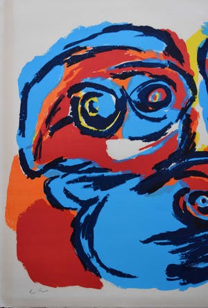 Karel Appel - Litho - 2 Heads kopen? Bied vanaf 850!