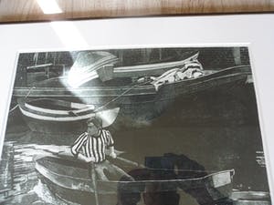 Astrid van Leest - Ets, Titel. "Gijs ". kopen? Bied vanaf 30!