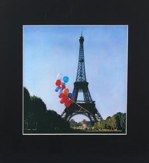 Paul Huf - Eiffeltoren met ballonnen - Ingelijst kopen? Bied vanaf 1!