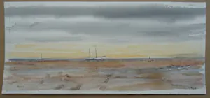 Franklin Meijer - Waddenzee - Bruine Vloot - droogliggen op de Richel kopen? Bied vanaf 49!