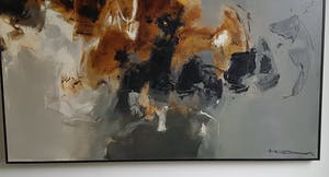 Machiel Hopman - Abstracte compositie tweeluik (groot) kopen? Bied vanaf 650!