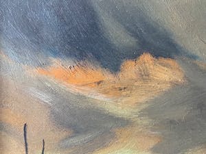 Toon Koster - winterse zonsondergang kopen? Bied vanaf 145!