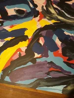 Karel Appel - 3 faces into clouds kopen? Bied vanaf 395!