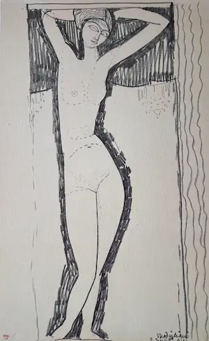 Amedeo Modigliani - "Caryatid" - Beperkte uitgave in nieuwstaat - 1994 kopen? Bied vanaf 55!