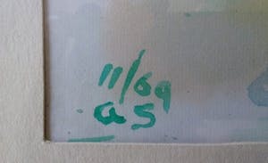 Arie Schouten - aquarel - ingelijst kopen? Bied vanaf 1!