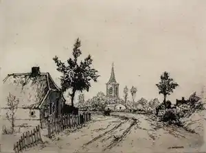Jan Poortenaar - ets: Holland - 1945 verkauft für € 49!