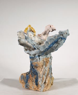 Joyce Bloem - Beschilderd keramiek, Vrijgevormd vogel figuur kopen? Bied vanaf 1!