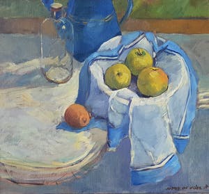 Siene de Vries - Stilleven met appels kopen? Bied vanaf 250!