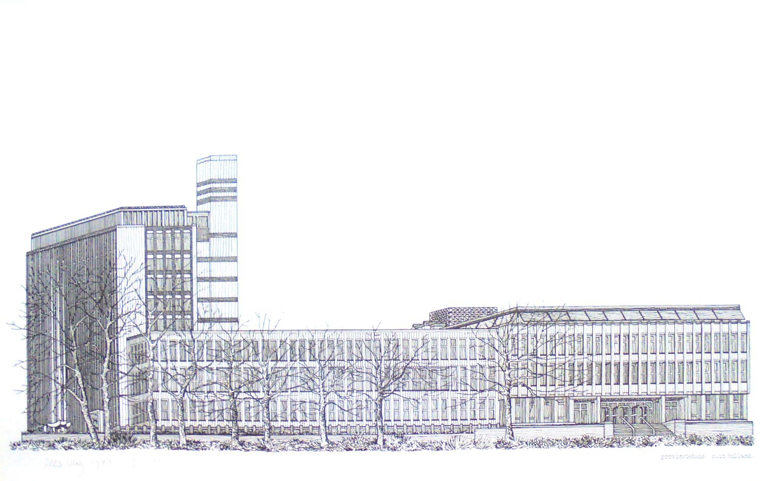 Sees Vlag - Provinciehuis Zuid Holland. kopen? Bied vanaf 95!