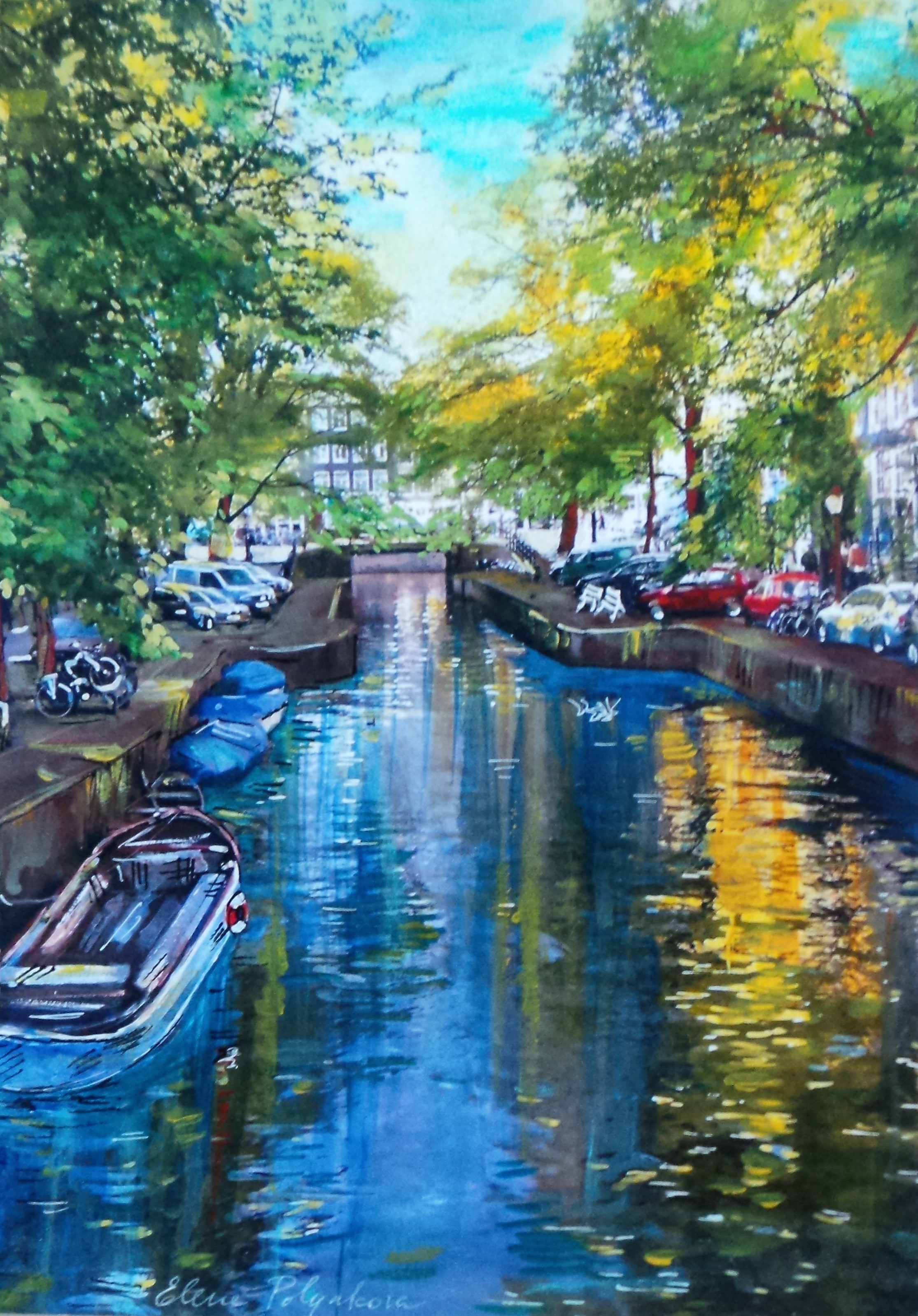 Elena Polyakova - Ochtend in Amsterdam verkocht voor € 155!