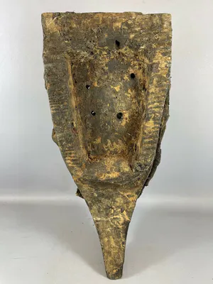 Buy Dan - 220531 - Rare & Old Tribal used African Gela Guere War Horn mask - Iv. Coast? Bid from 125!