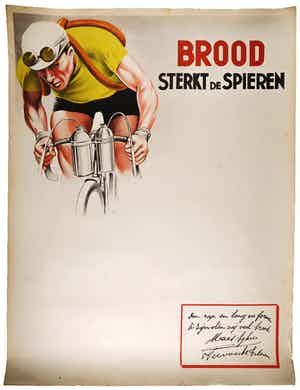 Affiche, Brood sterkt de spieren verkocht voor € 1!