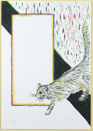 Roger Raveel - Zeefdruk uit Felix Vulgaris - Ingelijst kopen? Bied vanaf 1!