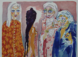 Kees van Dongen - Gravure 1001 nacht: 'Zeinab' kopen? Bied vanaf 15!