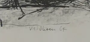 Aat Veldhoen - Rotaprint, Zonder titel - Ingelijst kopen? Bied vanaf 50!