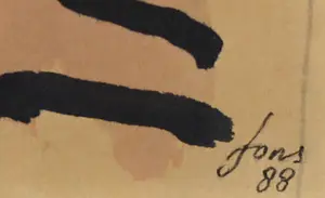 Niet of onleesbaar gesigneerd - Gemengde techniek op papier, Aankomst in de haven - Ingelijst kopen? Bied vanaf 1!