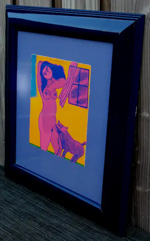 Corneille - Ingelijste zeefdruk - 1988(nette lijst!) kopen? Bied vanaf 250!