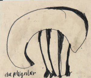 Antonie Eikemans - Houtskool, Die dier kopen? Bied vanaf 1!