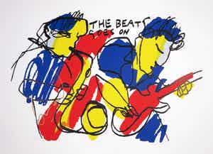 Herman Brood - Zeefdruk, The beat goes on verkocht voor € 200!