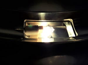 Curiosa - Design tafellamp met rvs/aluminium look merk Massive i.c.m. Philips kopen? Bied vanaf 1!
