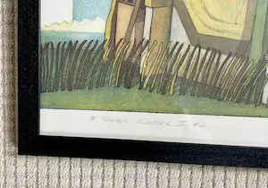 Rob Clous - Kleurenets - Seven Sisters II - Nr. 1 - Nieuw ingelijst kopen? Bied vanaf 65!