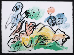 Jan Sierhuis - Litho, Zonder titel kopen? Bied vanaf 1!