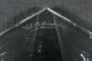 Val-Saint-Lambert - Kristal Glas, Kandelaar kopen? Bied vanaf 50!