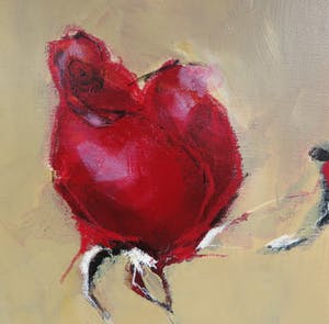 Carolina Paulussen - Acryl op doek, Rozen (Zeer groot) kopen? Bied vanaf 300!