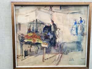 Isaac Israels - Op de markt verkocht voor € 1285!