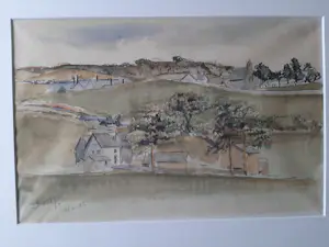 Ger Sluijter - Aquarel, Titel, Wales. kopen? Bied vanaf 35!